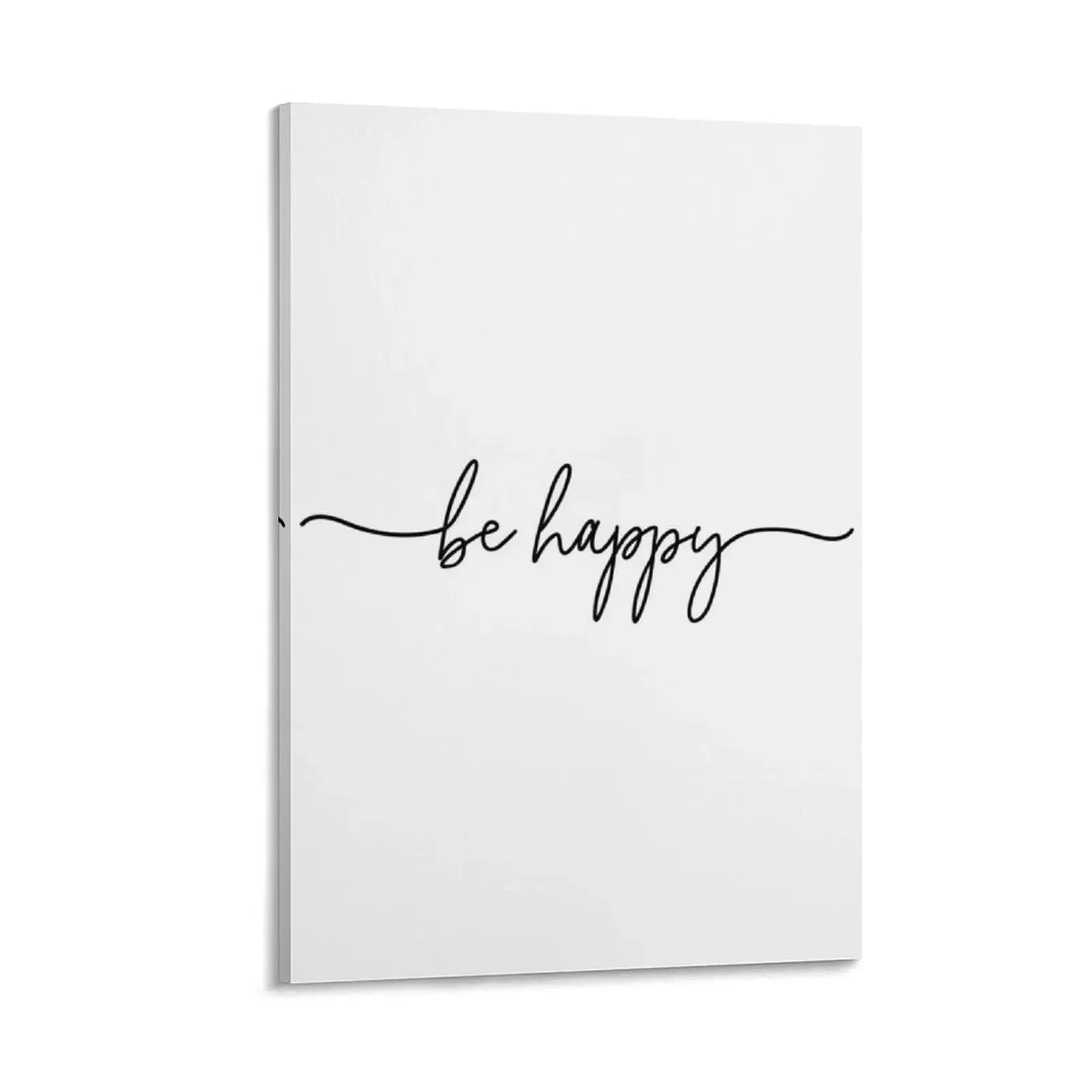 

Be Happy Quote Canvas Painting Posters on the wall poster aesthetic room decors aesthetic