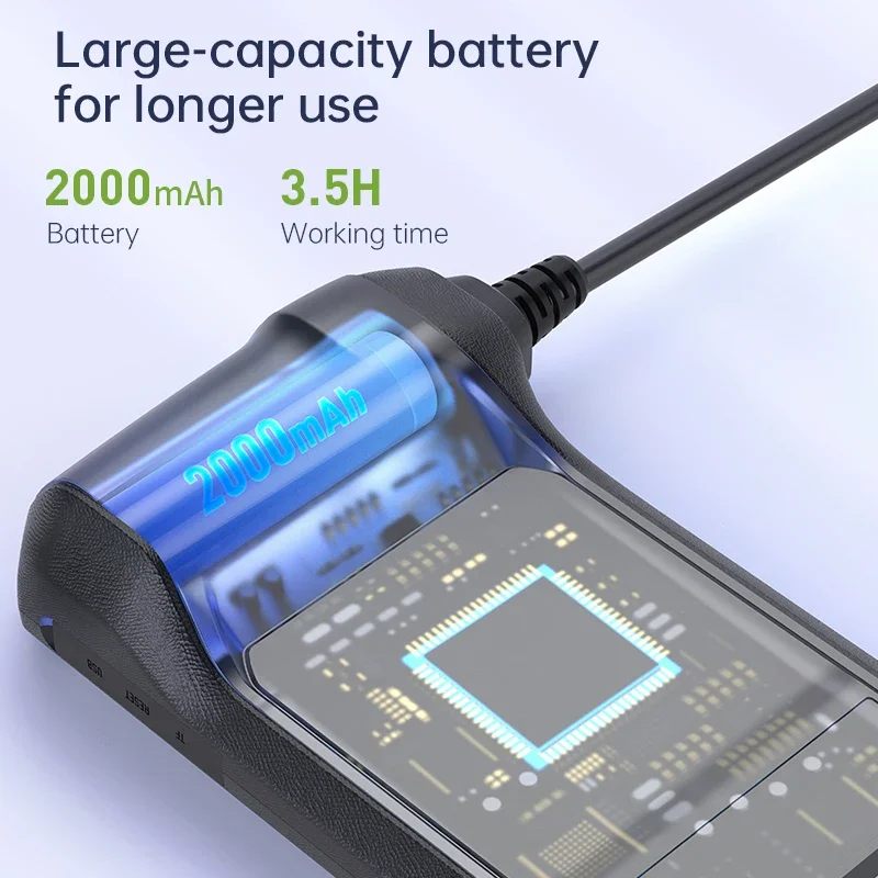 8mm endoscope camera equipment with 4.3-inch LCD display, 1m/5m/10m endoscope, suitable for inspection of automotive pipelines