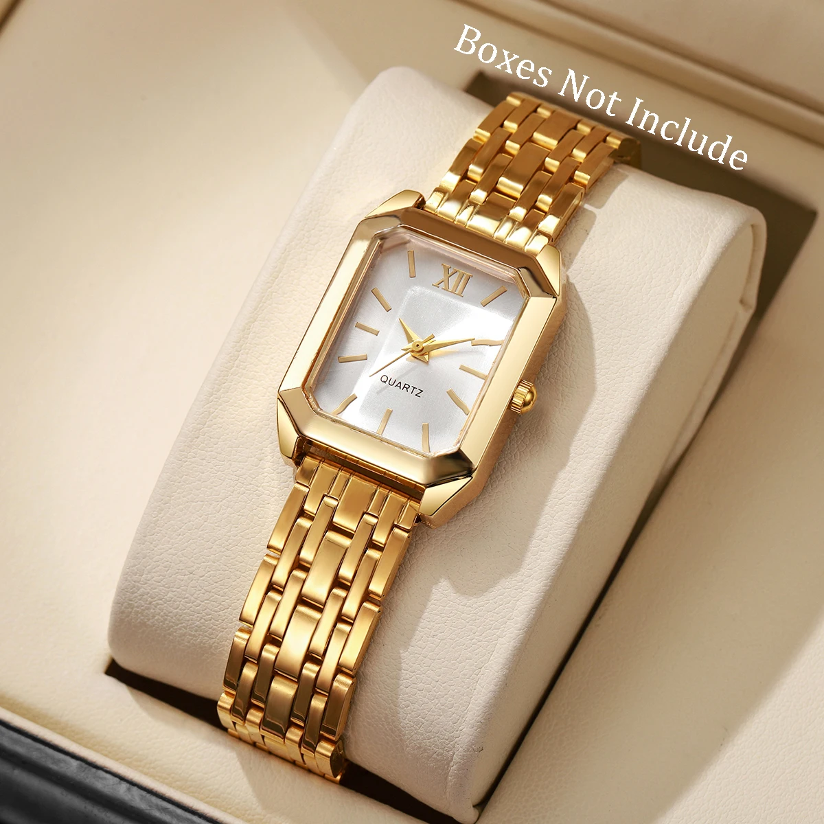 1/8PCS Fashion Rectangle Women Quartz Wristwatch Casual Ladies  Watches Girls Clock Reloj Mujer(Without Box)