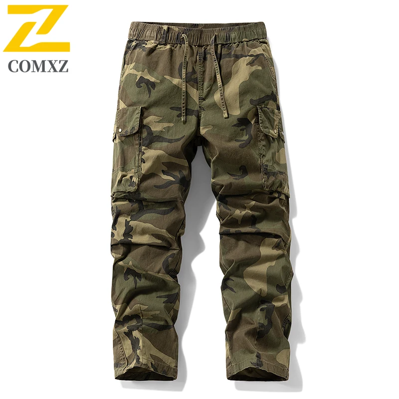 

Cargo Pants 2025 New Autumn Printed Camouflage Relaxed Straight Fit Casual Trousers Apparel Versatile Street Style Sweatpants