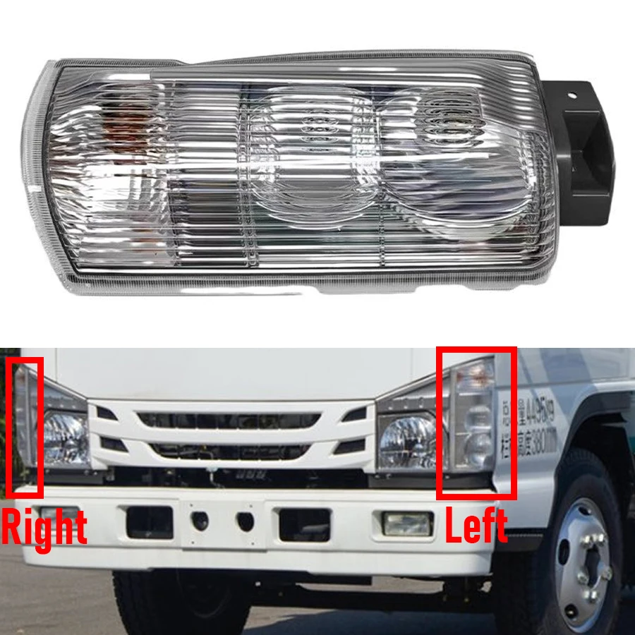 Wooeight 1Pc Car Front Bumper Side Corner Light For Isuzu 100P Truck Turn Signal Light Headlight Side Light Side Marker Lamp