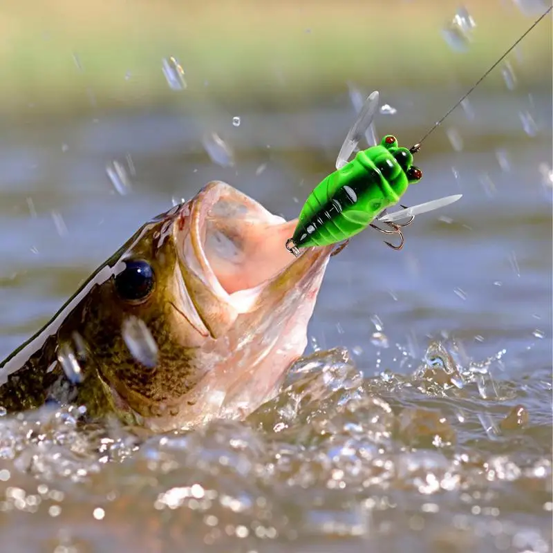 Leurres de pêche en eau douce réalistes, leurre de poisson dur, appâts de pêche artificiels, pêche en surface robuste