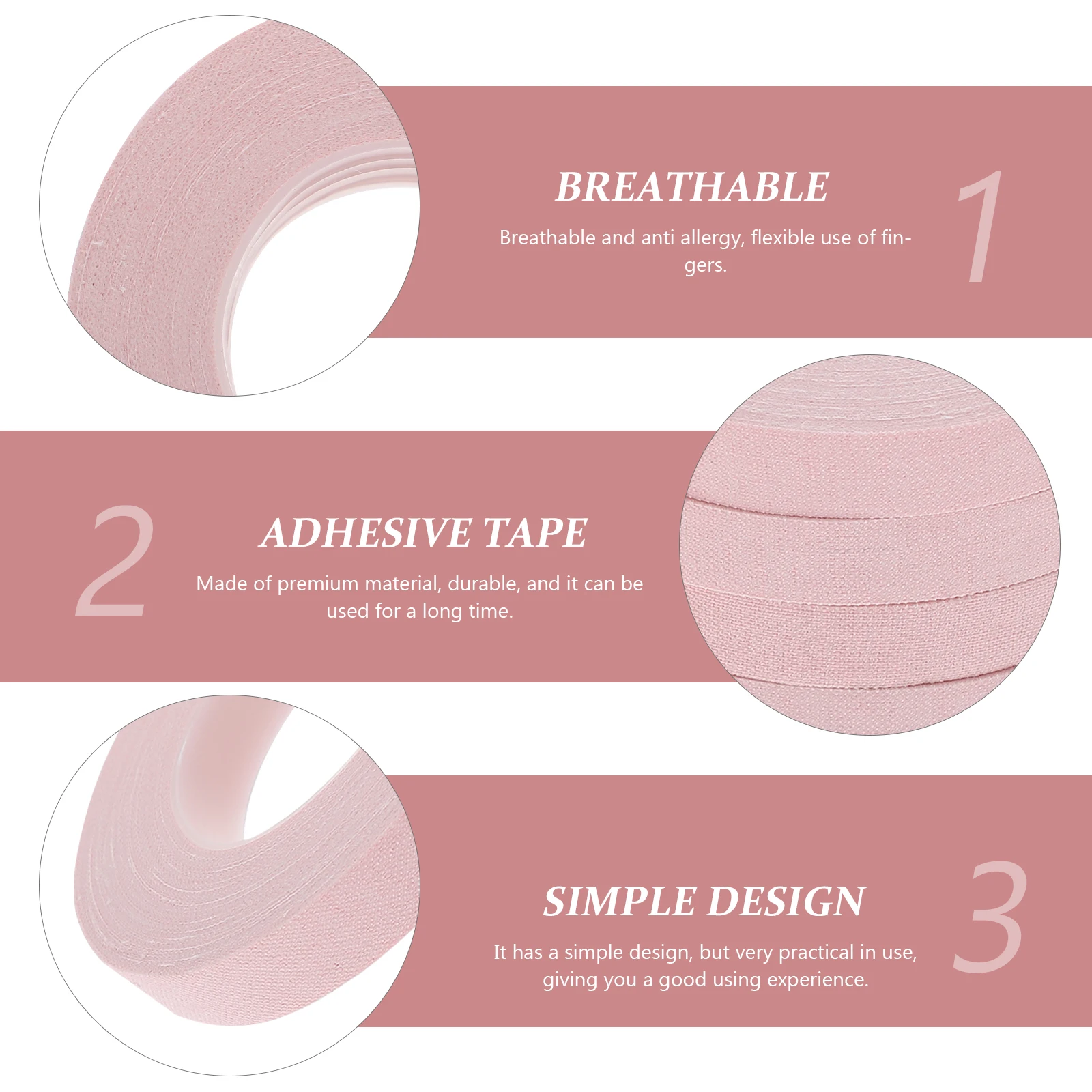 

5 Rolls Number Pipa Nail Tape Man Finger Adhesive Plectrum Wear-resistant Fingernail