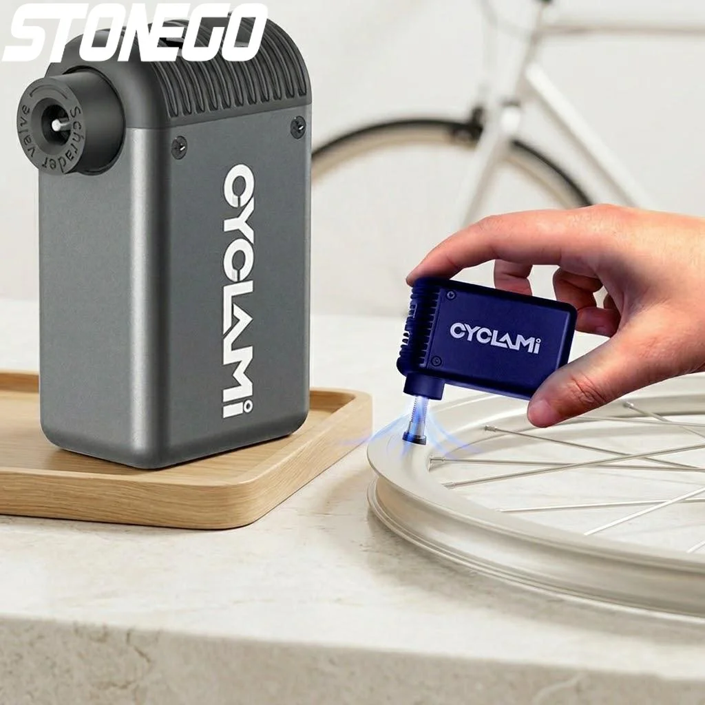 

Портативный мини-насос высокого давления для велосипедов, компактный электрический компрессор для путешествий, аксессуары для велосипедов