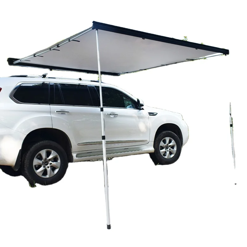 

Новый дизайн, выдвижной алюминиевый жесткий чехол на крышу 4x4 4wd, боковой тент для кемпинга, автомобиля, 3 м
