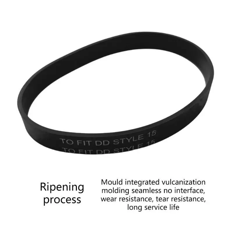 652F Sturdy Replacement Rubber Belts for Dirt Devil 15 Upright Vacuum