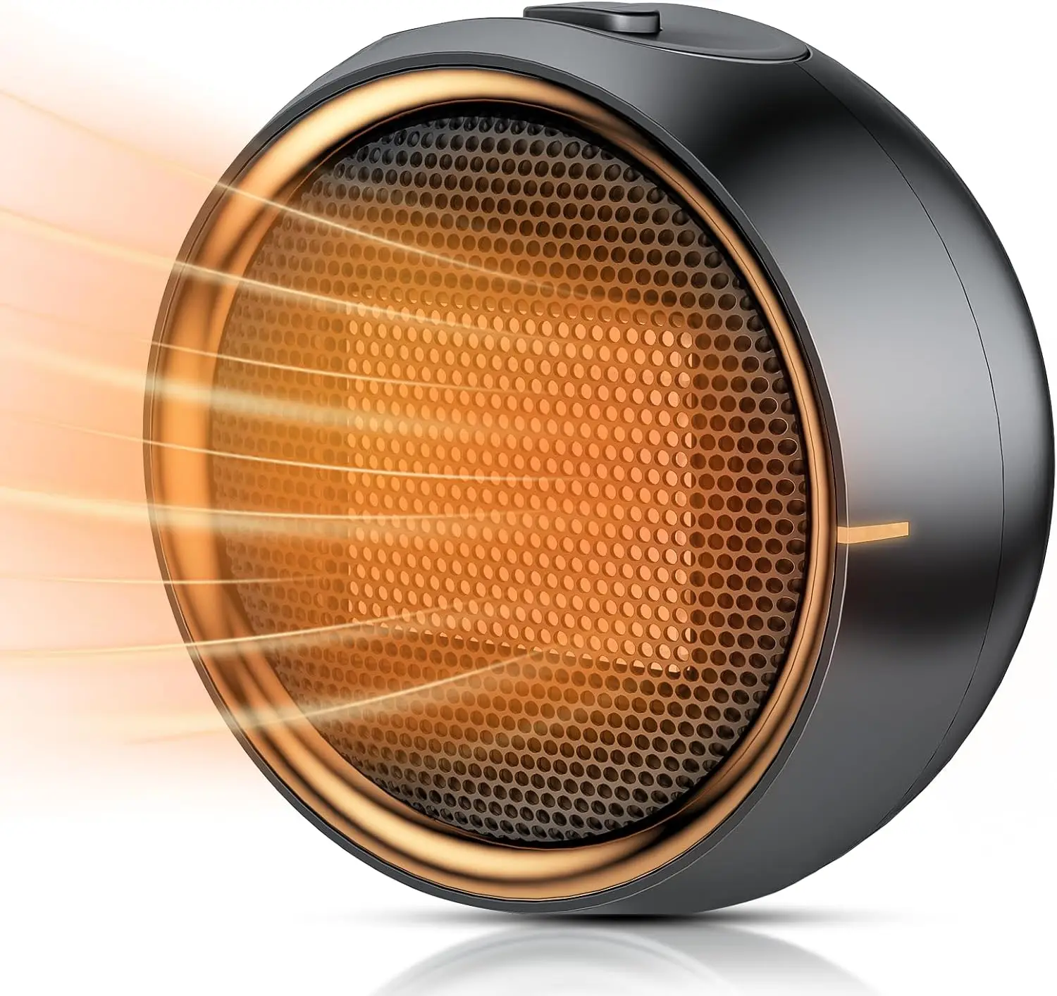 2026 New Upgrade Space Heater, Portable Electric 500W PTC Ceramic Heaters For Indoor Use, Efficient Fast Heating, Tip-Over