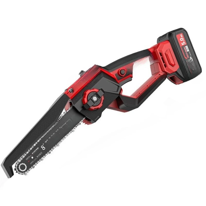 

Brushless electric chain saw, electric charging, portable lithium battery chainsaw, small household high-power tree cutting and
