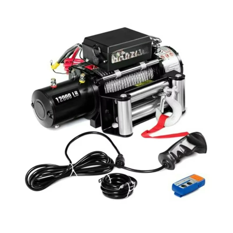 9500-Pound 12v Steel Cable Wireless Remote Control Electric Winch for ATV 4WD Truck