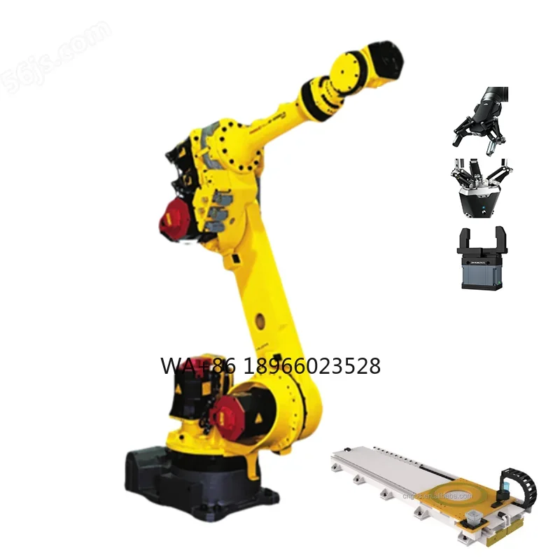 Industrial Robot  R-1000 iA 80H Handling Robot With Robot Fixture and Gripper Vacuum Sucker For Goods Handling