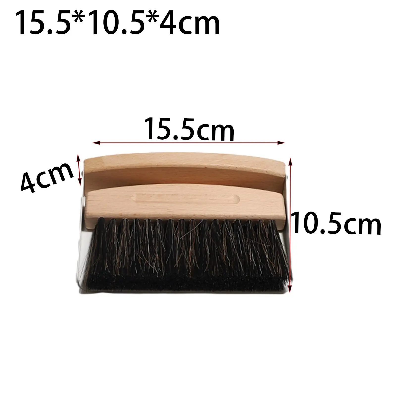 Mini Broom Dustpan Set Wood Handle Multifunctional Portable Sweeping Brush Household Cleaning for Snacks Home Crevices Office