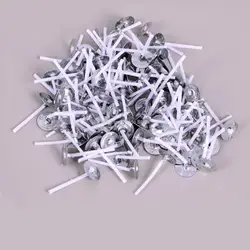 100Pcs Multi Size Cotton Wick Glass Bottle Aromatherapy Clear Empty Bottle Candle Wick Diy Candle Making Tool