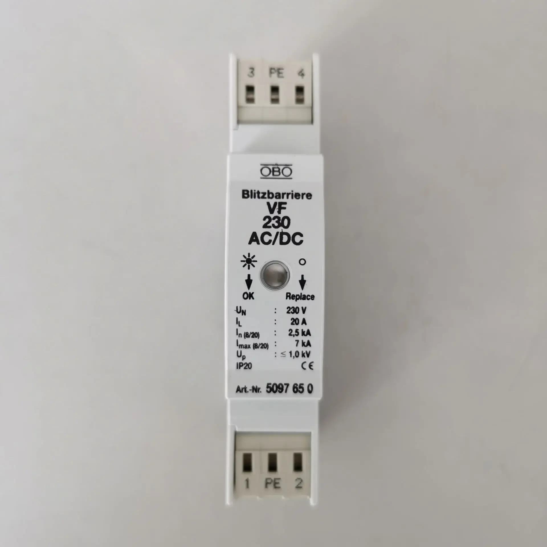 Promoción de envío gratis Dispositivo de protección contra rayos en serie OBO 5080274   Venta caliente del punto de protección contra sobretensiones de señal SD25-24/25