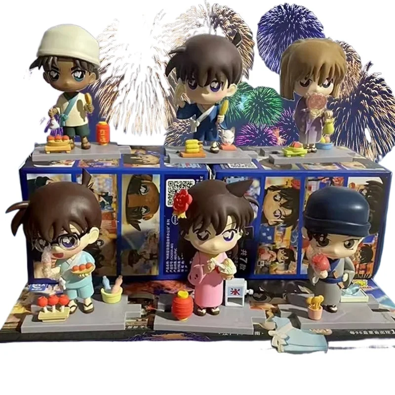 Conan Edogawa Kudou Shinichi film- en televisierandapparatuur schattig figuur blinde doos studeerkamer gepersonaliseerde desktopornamenten