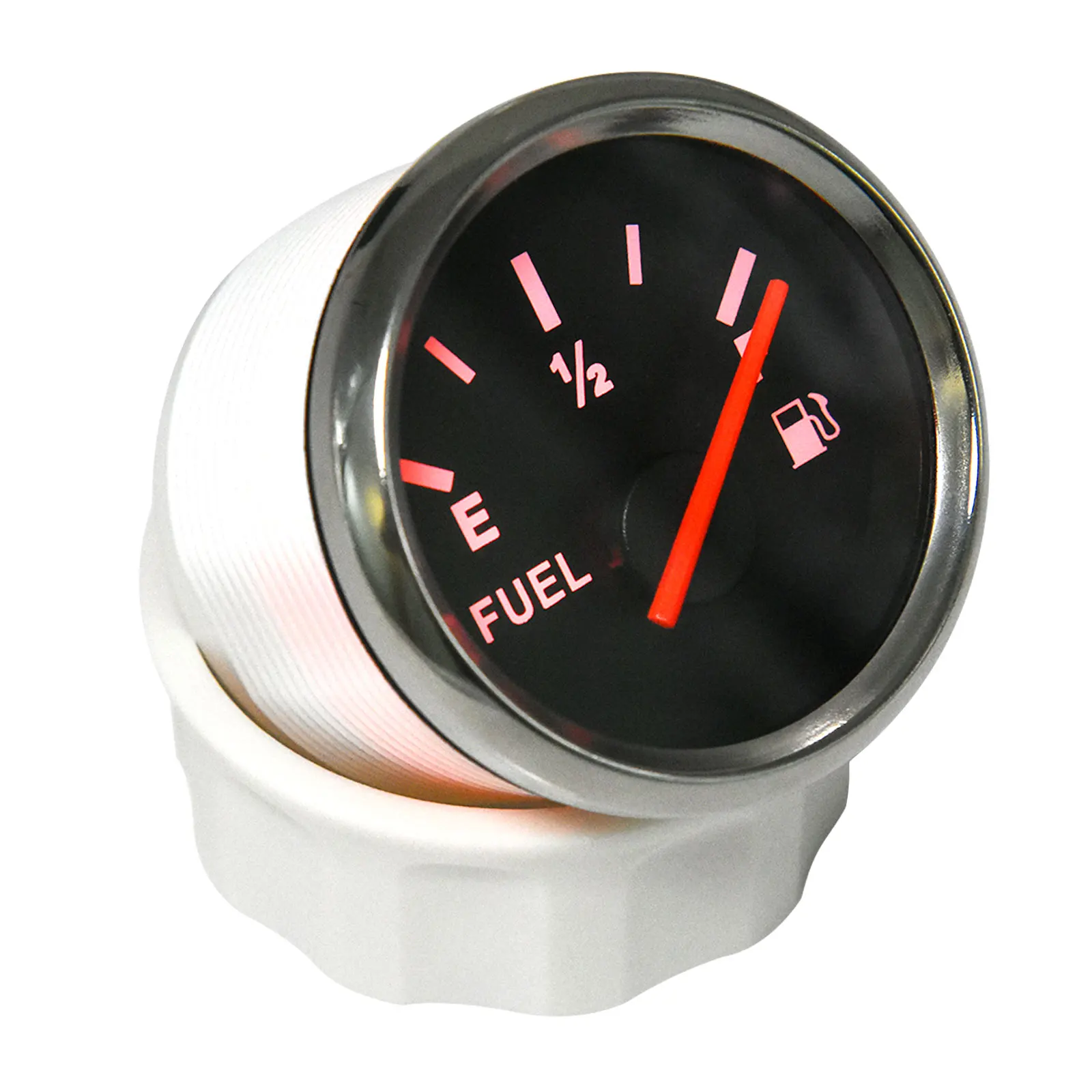 52mm Kraftstoffs tand anzeige rote Hintergrund beleuchtung Zeiger Öltank zähler Auto Marine Boot Auto 12V 24V mit Sensoren Kraftstoff tank Füllstand anzeige verwendet – Detail 14