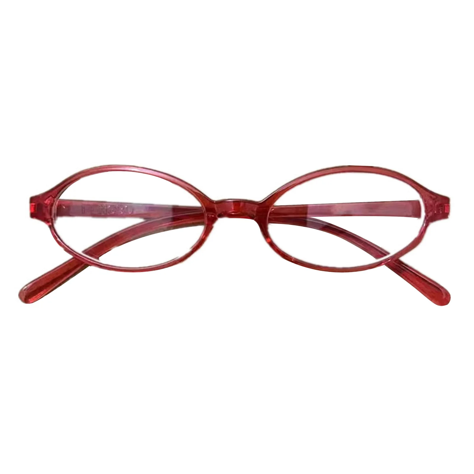 Student Transparent Frame Glasses Tea Color Myopia Small Face Glasses Universal Frame for Women