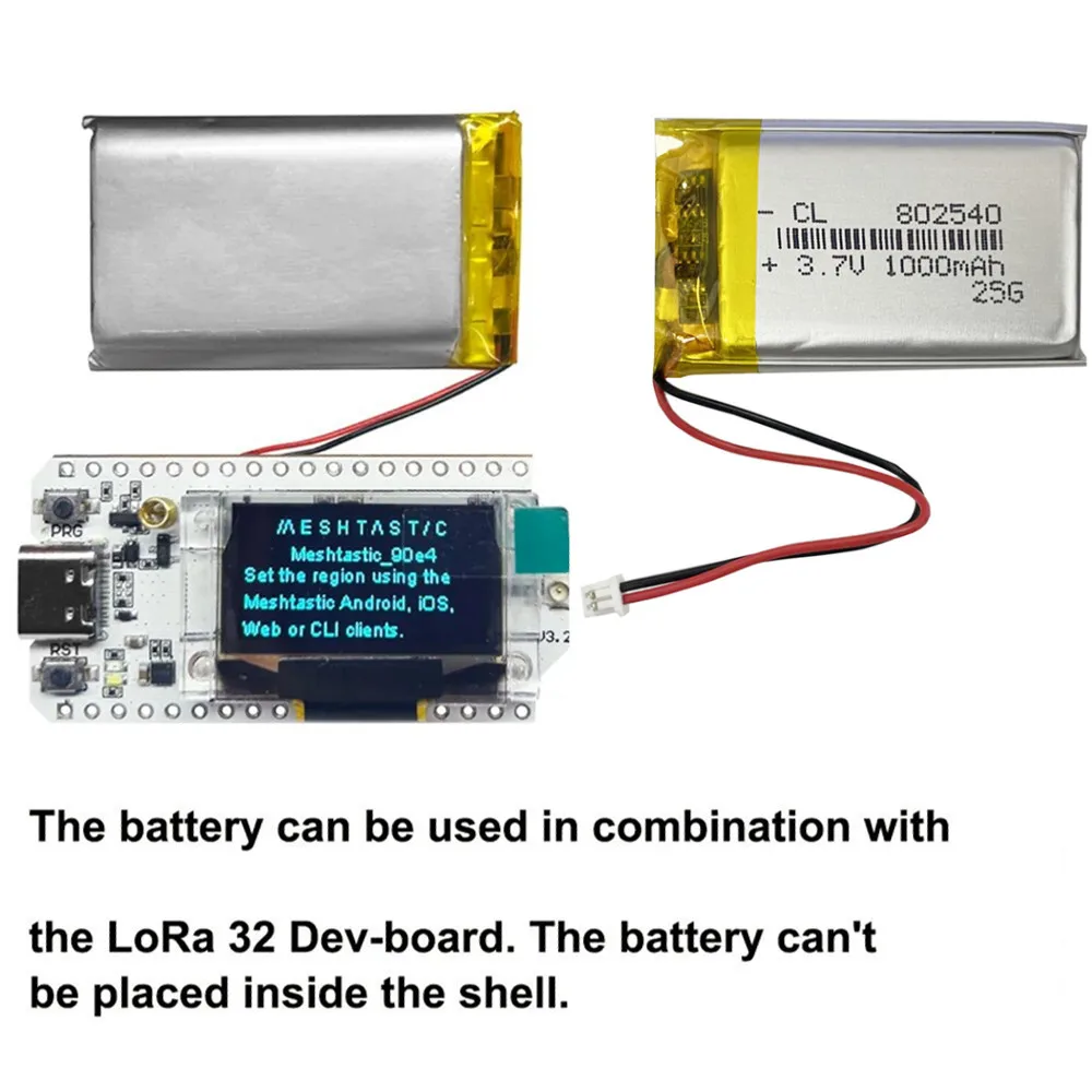 PL802540 PL103665 3.7V بطارية ليثيوم ليبو بطاريات ليثيوم بوليمر ل Heltec T114 V2 LoRa 32 V3 Dev-board LoRa Node 1000/3000Mah #6