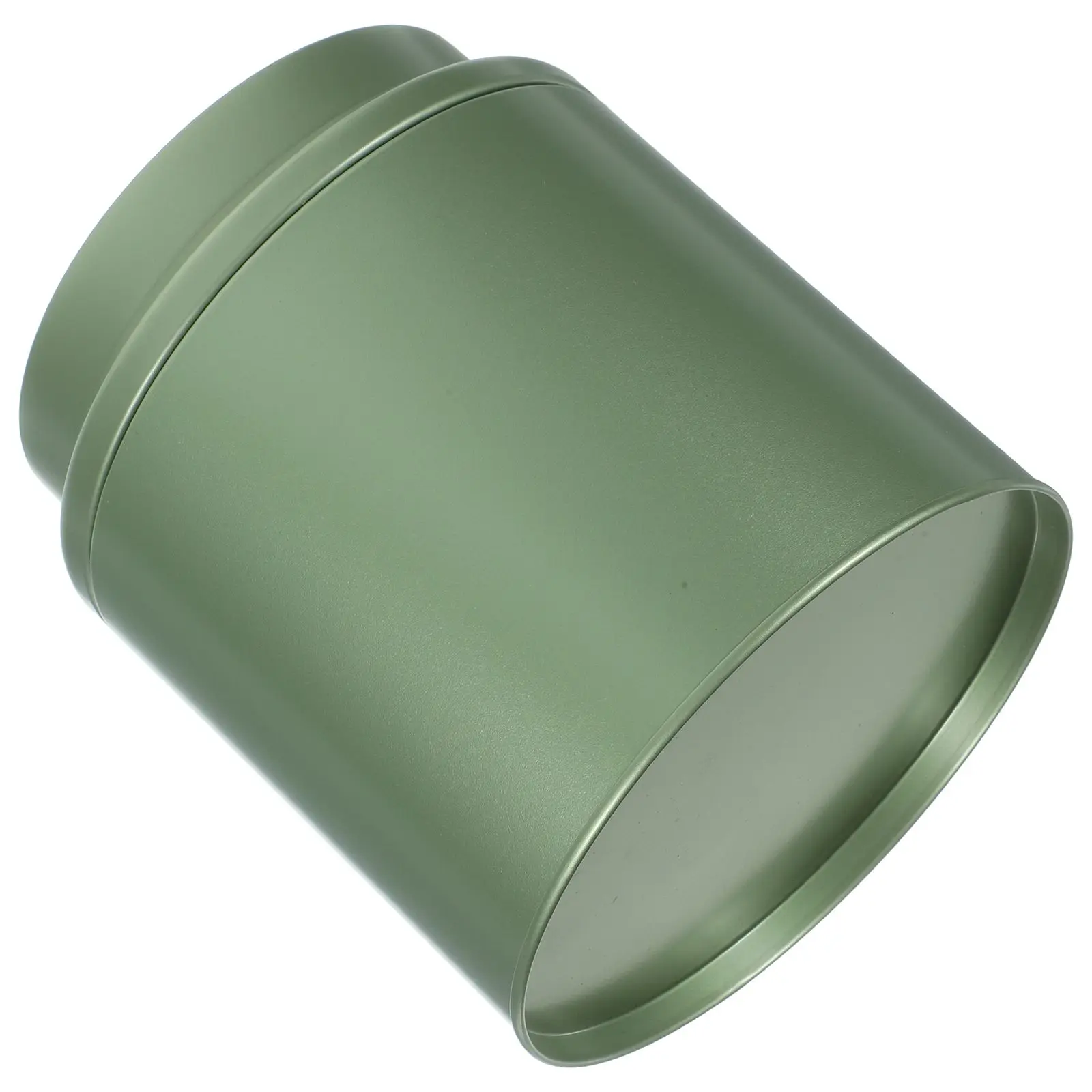 2PCS Airtight Tea Canister Tinplate Storage Jar Sealed Lid Container For Leaf Coffee Beans Food Light Green Small Size Jars With