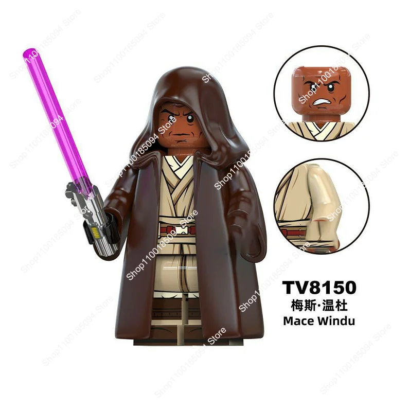 HEROCROSS Superhelden-Figuren Bausteine Boba Fett Darth Talon Poggle Barriss Offee Darth Malak Plo Koon Zusammenbau-Spielzeug