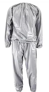 Heavy Duty Fitness Weight Loss Sweat Sauna Suit Exercise Gym Anti-Rip new