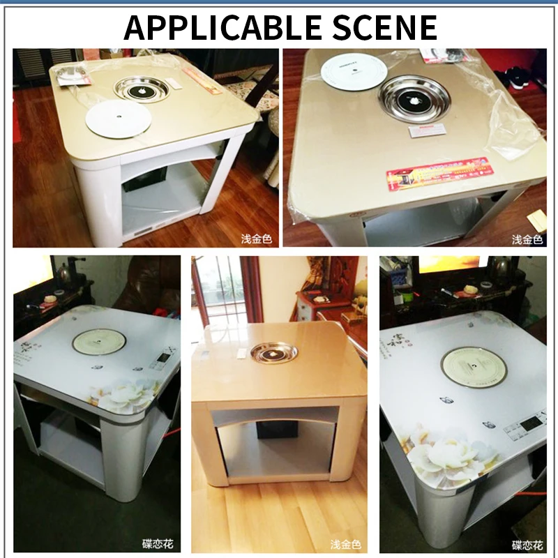 Gas/Electric Heating Stove Natural Gas Heating Table Square Table Warming Foot Electric Heating Heater Burning Gas