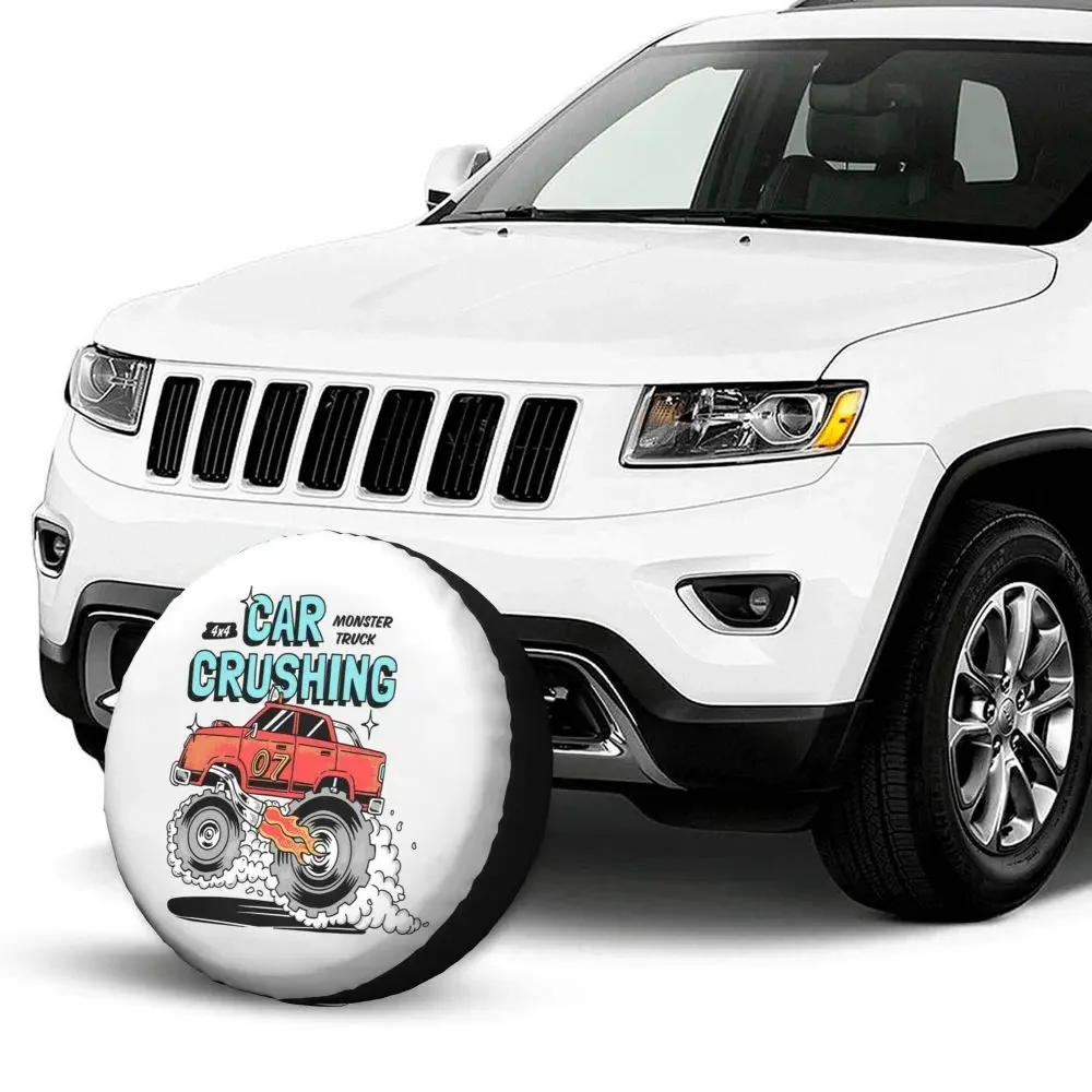 Maßgefertigte Vitara Offroad Ersatzradabdeckung Tasche für Jeep Hummer Auto-Radschutz Zubehör 14" 15" 16" 17" Zoll – Detail 40