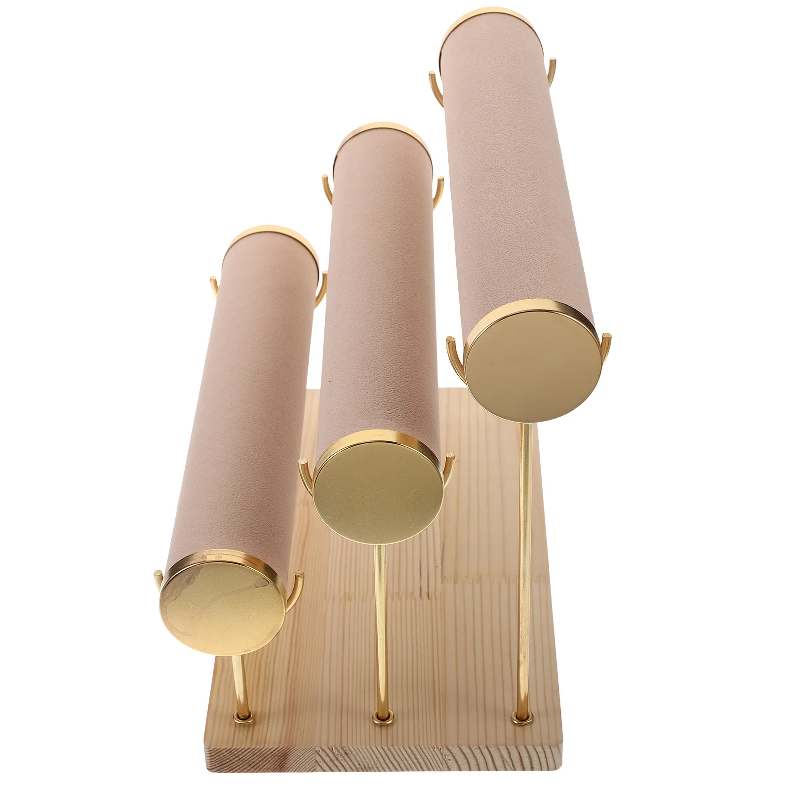 

Bracelet Display Stand 3 Layer Detachable Jewelry Holder Wooden Watch Bangle Rack Luxury Display Stand for Home Store Use