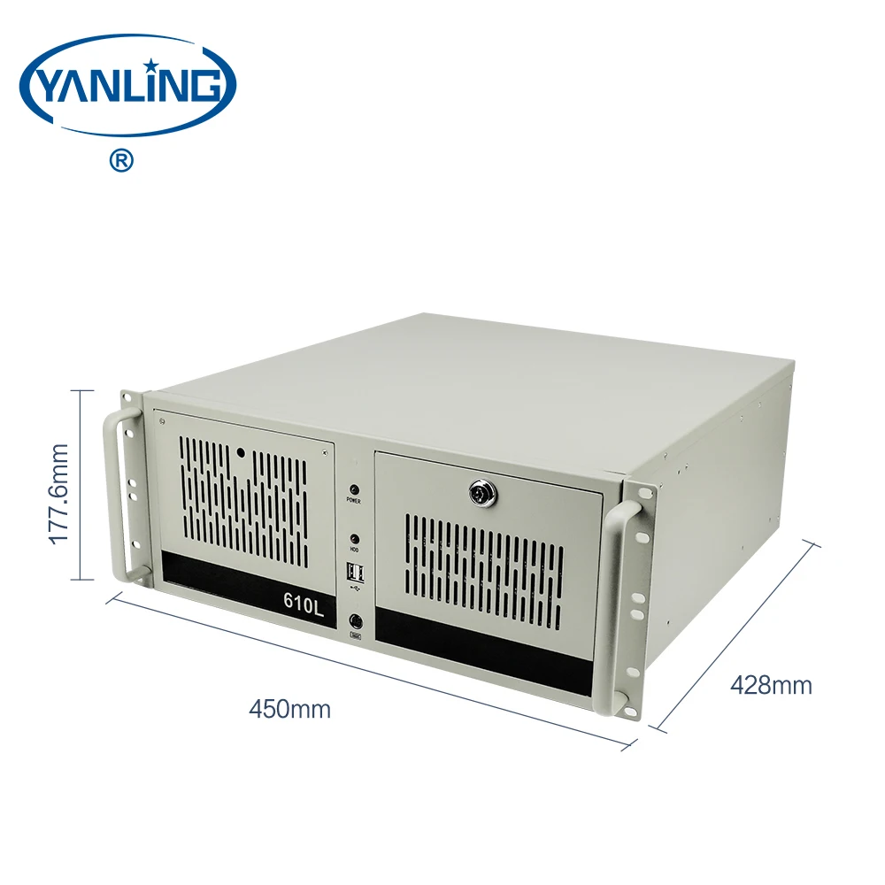 19 inch 4U rack mount computer case  core i5-3450 with 4*DDR3 dual lan network server