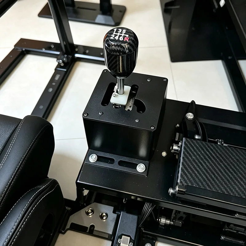 Universeller 5/6-Gang Schaltknauf aus Carbon-Schwarz für Rennwagen, Schalthebel-Kopf, Auto-Tuning-Zubehör – Detail 13