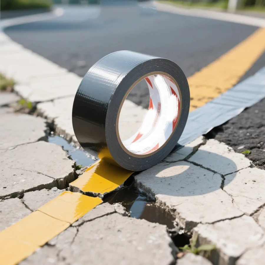 Roads Self-Adhesive Crack Repair Tape Outdoor Floor Household Roof Sealing Tape Waterproof And Crack Prevention Repair Strip