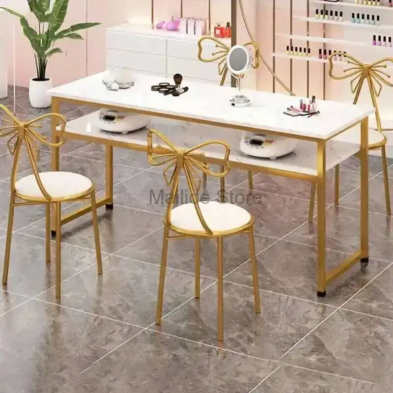 

Tables Luxury Professional Japanese Simple Light Manicure Nail Tables salon furniture beauty salon Single Double Manicure Table