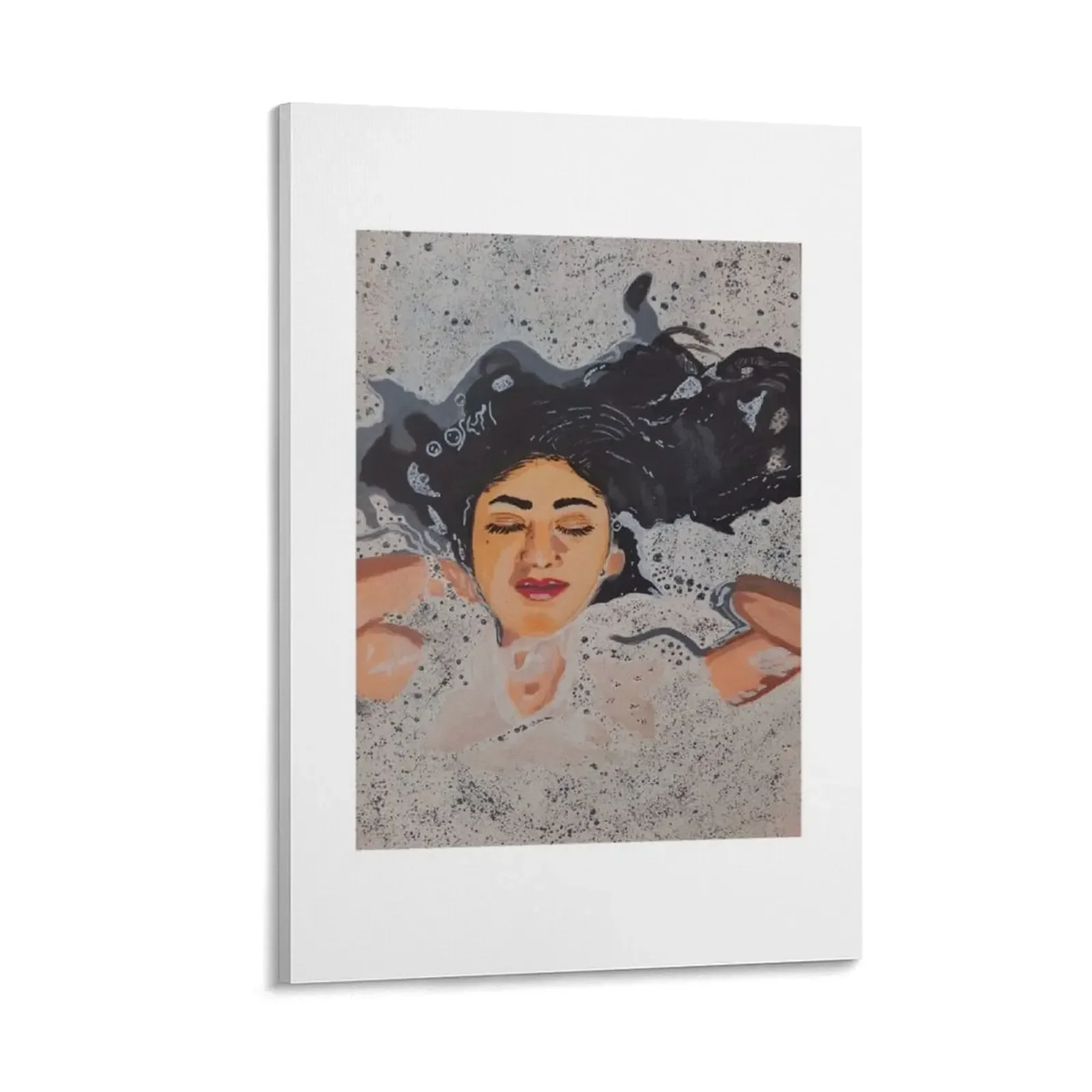 

Woman in bath tub Canvas Painting home decorations and organization Luxury living room decoration posters for room