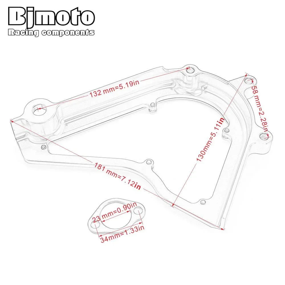 Duke250 Duke390 Motorcycle Front Sprocket Guard Chain Cover Transparent For K-TM duke 250 390 RC390 2017-2019 Motor Accessories