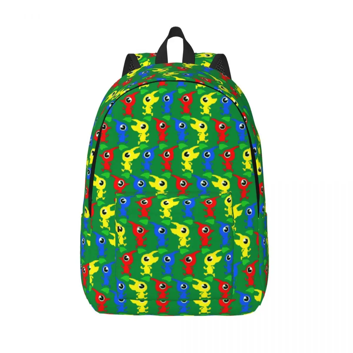 

Quick Piks Pikmin Backpack for Boy Girl Kids Student School Book Bags Canvas Daypack Preschool Kindergarten Bag Outdoor