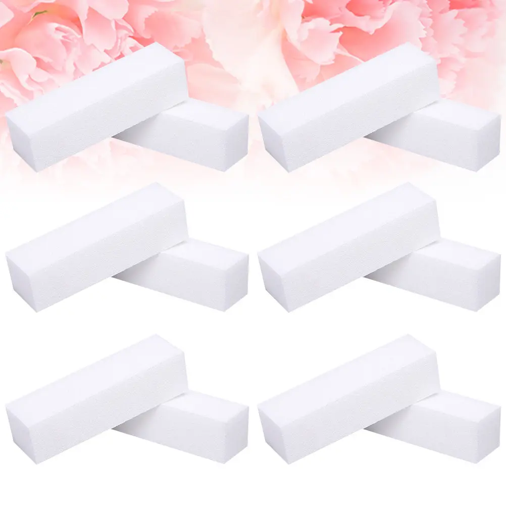 

Набор из 12 штук: Буферные блоки-губки для ногтей, пилки-блоки для шлифовки, удаления неровностей, придания формы и подготовки к маникюру, легко чистятся