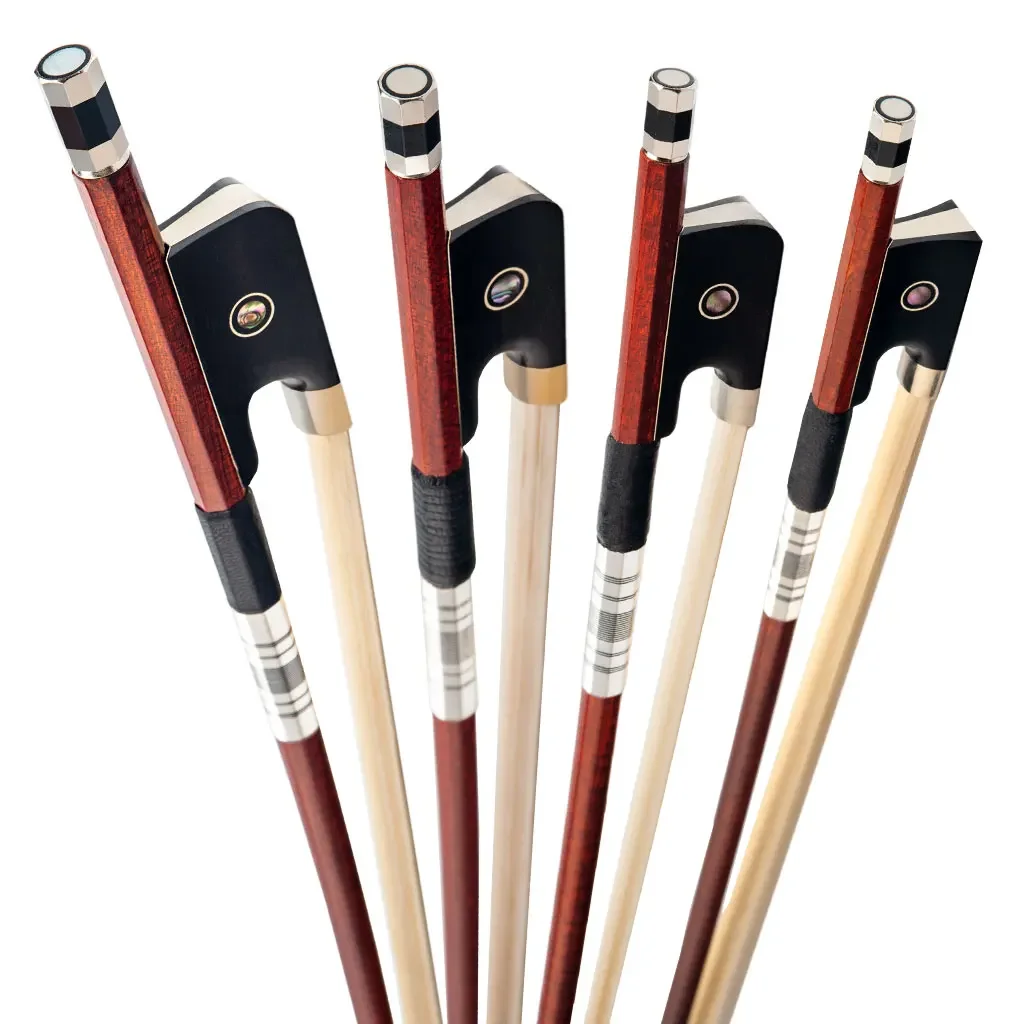 

Hybrid Carbon Fiber Pernambuco Skin Stick Snakewood Frog Violin Parts Accessories Violin/Viola/Cello/Double Bass