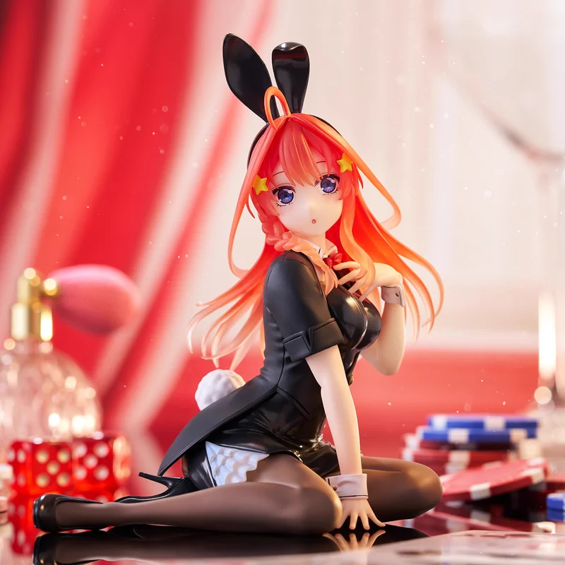 متوفر في المخزون حقيقية TAITO Gotoubun no Hanayome Nakano Ichika Nino Miku Yotsubaitsuki الأرنب فتاة جائزة الشكل نموذج جميل الهدايا