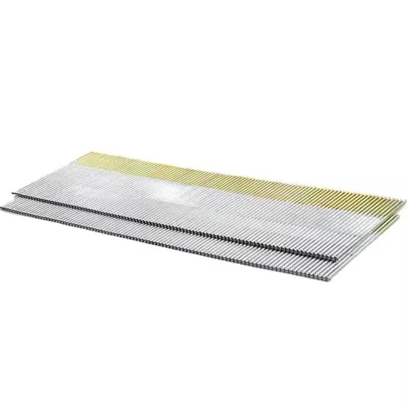 Collated Da Angled Brad Nails 15ga 34 Degree Galvanized DA Finish Nails for Trim Floor Strips Wooden 600-Pack