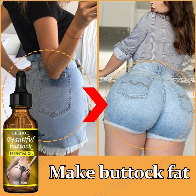 Buttock Enlargement Essential Oil Big Ass Buttocks Enhancement Cream Hip Up Butt Lift Get Fat  Fitness Tighten Shaping Body Care