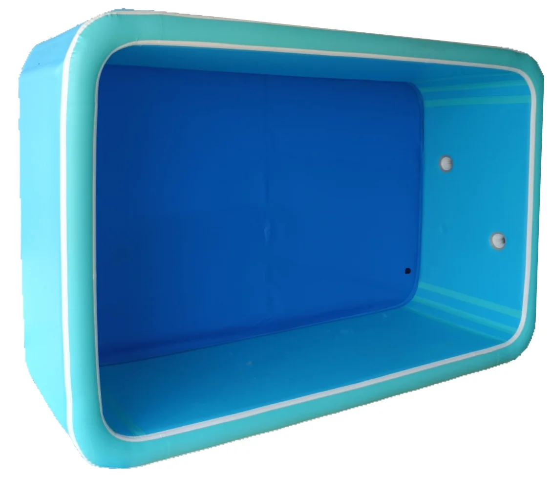 400x300x120cm Quick-Inflation Pool PVC Square Family Backyard Inflatable Pool