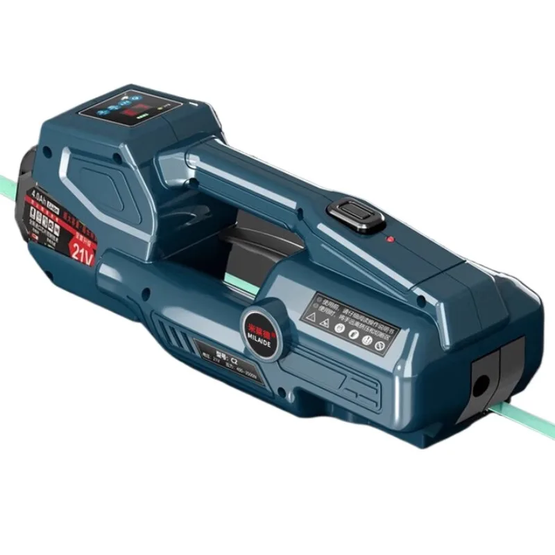 Automatic handheld electric baler strapping belt tightening pet plastic steel belt hot melt buckle-free packing tensioner