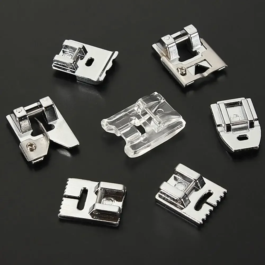 32pcs Mini Domestic Sewing Machine Presser Foot Feet Braiding Blind Stitch Darning Set for Brother Singer Janome Presser Feet