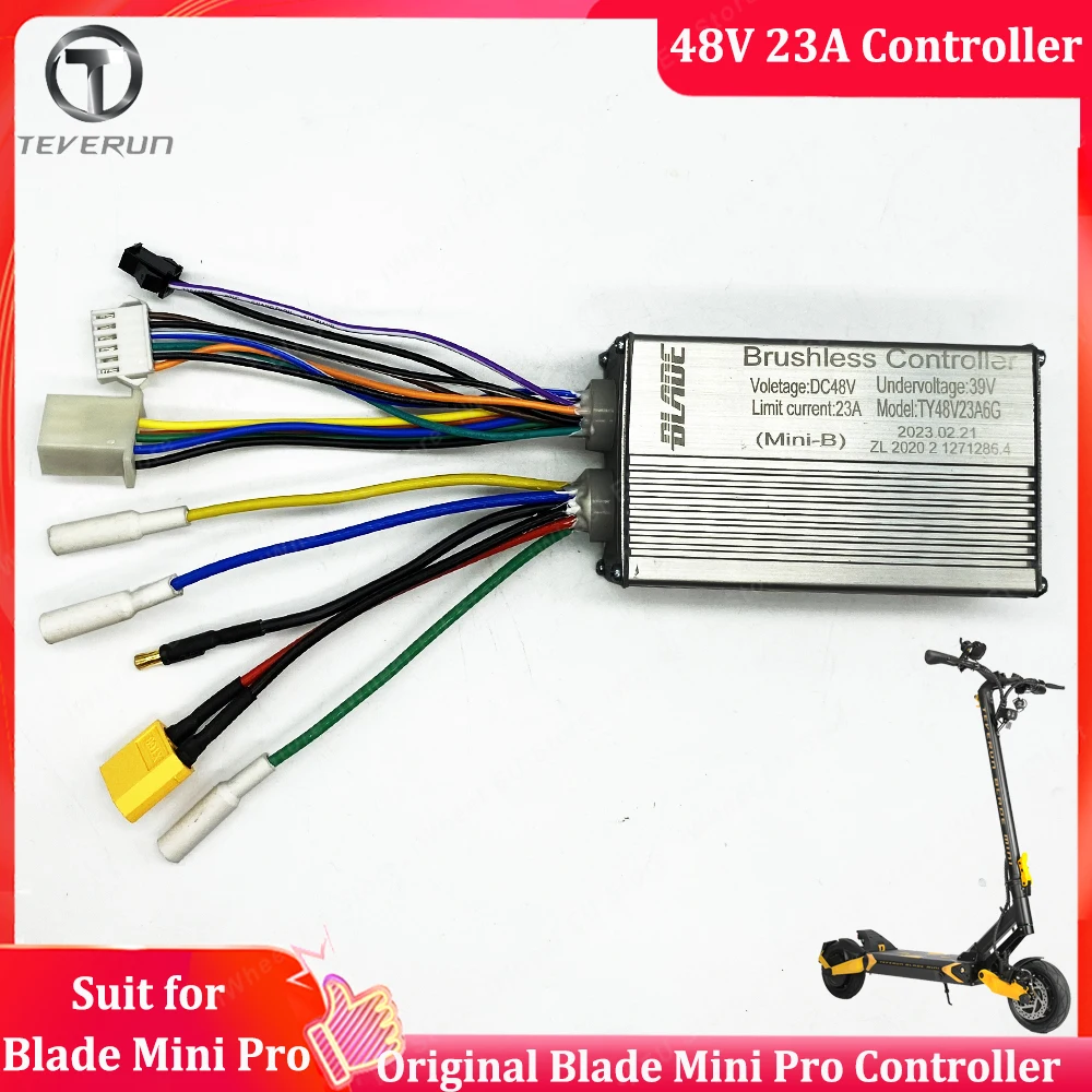 Original Blade Mini Pro 48V 23A Sine Wave Controller for Blade Mini Scooter Install with Minimotor EY3 Display for Blade MINI