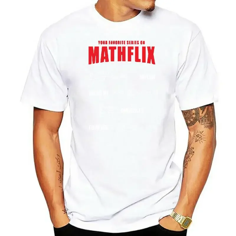 T Shirt Women t-shirt Men Short sleeve  Mathflix Math oversized t shirt  new in tops & tees vintaget Short Sleeve Summer  2024