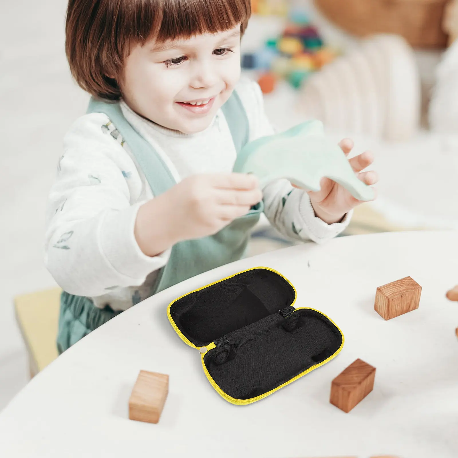 

Коробка для хранения очков, 6 шт., прочный материал, тонкая работа, легкий, удобный для переноски футляр для очков, случайный цвет