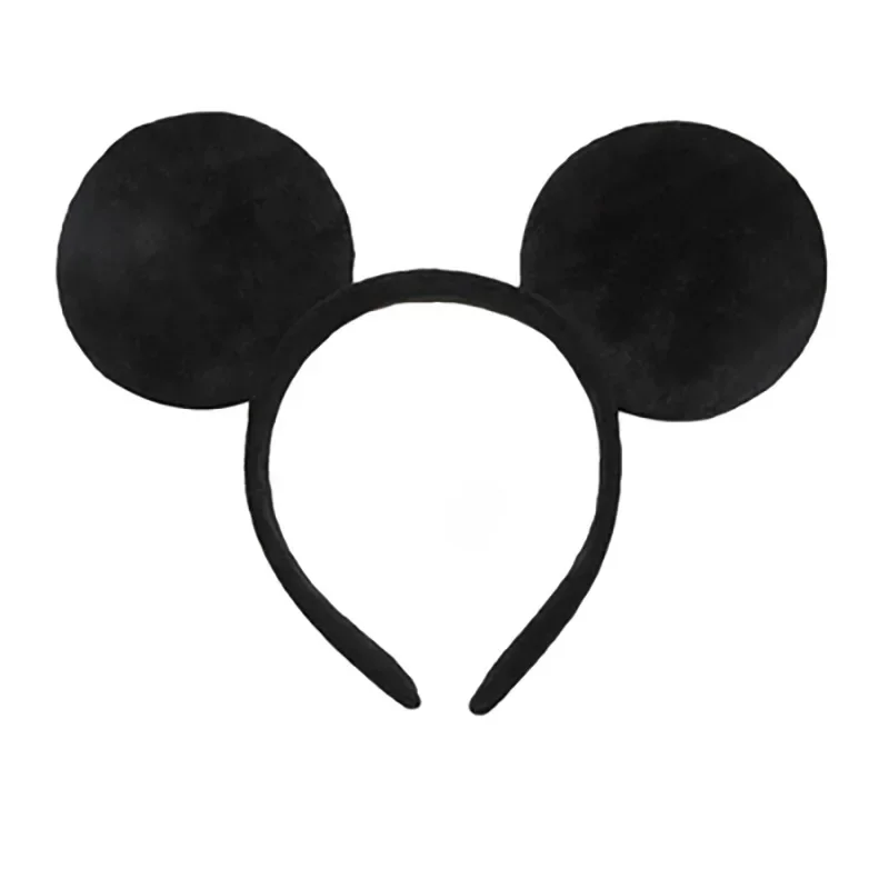 Disney-aros de Mickey y Minnie para niñas, diademas de mariposa de dibujos animados con juguete, juego de rol, accesorios para el cabello para adultos