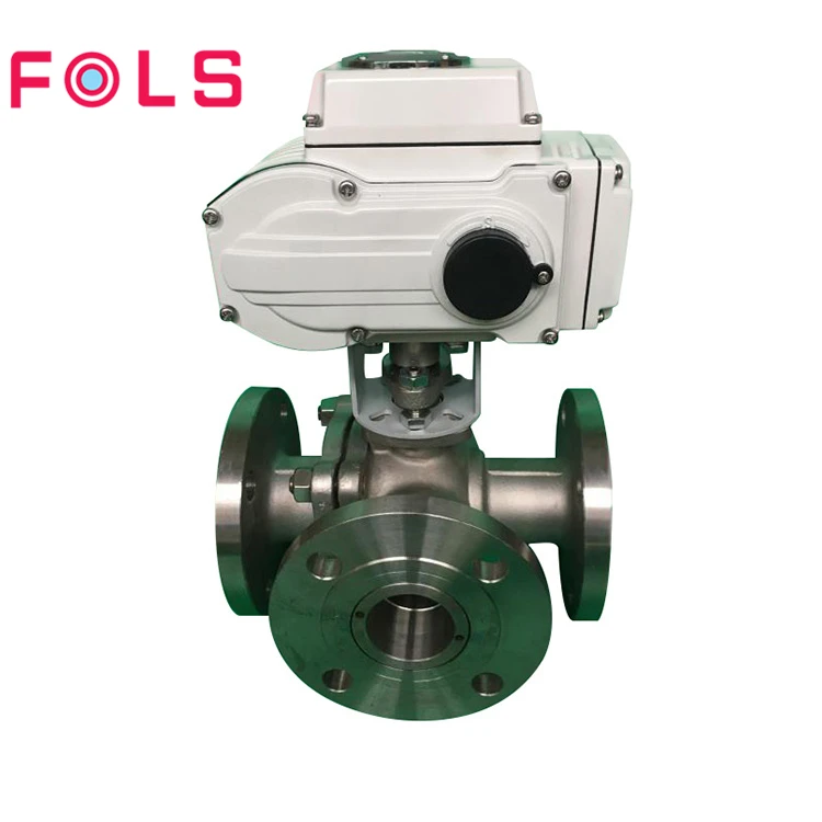 

ON-Off Type Rotary Valve 1/2"~12" WCB, 304, 316, 316L Sanitary Forged Flanged 3-Way Ball Valve