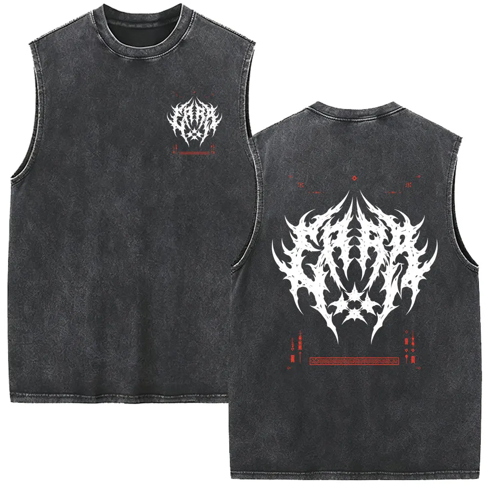 Bad Omens Do You Feel Love Tour 2026 Vintage Washed Tank Tops Metal Rock Oversized Sleeveless Vest T Shirts Men Women Streetwear