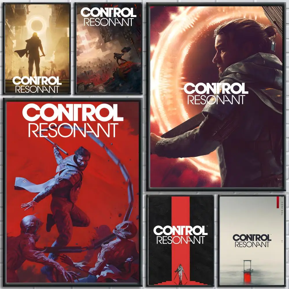 Video Game C-Control Resonant Poster Trendy And Easy-to-Apply Wall Art Stickers For Home Decor And Dorm Room Walls