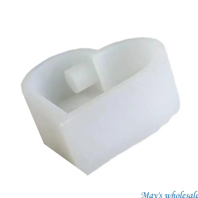 

3D Holder Mold Heart Candlestick Mold for Crafting Candlestick Holder Resin Craft Ornament Home Decorations 448A